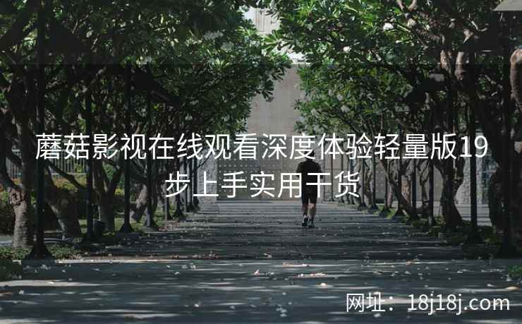 蘑菇影视在线观看深度体验轻量版19步上手实用干货